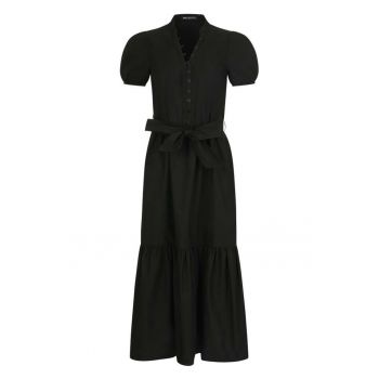 Rochie maxi cu maneci bufante