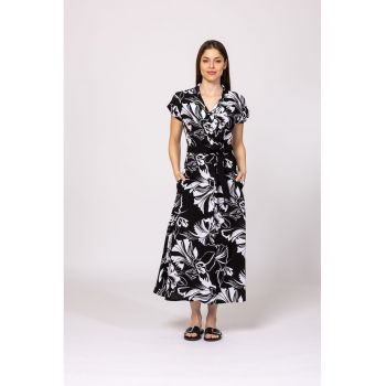 Rochie midi cu buzunare laterale Vernica