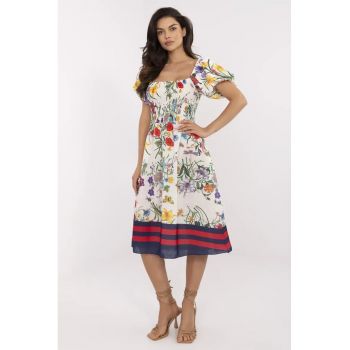 Rochie  model Midi - ecru -