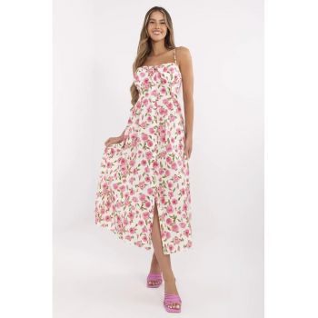 Rochie  poliester - ecru -
