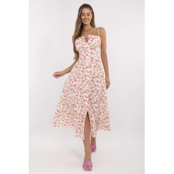 Rochie  poliester - ecru -