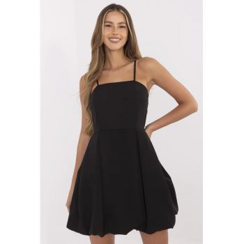 Rochie  poliester - neagra -