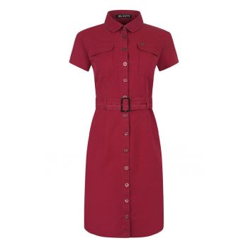 Rochie tip camasa cu buzunare aplicate