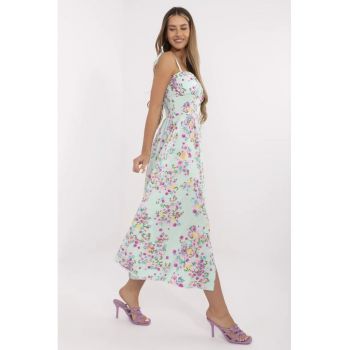Rochie  verde - poliester -