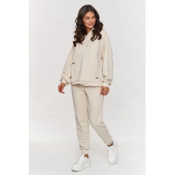 Set de hanorac si pantaloni sport cu garnitura cu logo -