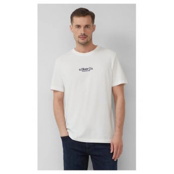 Tricou barbati cu imprimeu cu logo - din bumbac - Regular fit