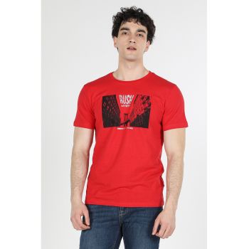Tricou de bumbac cu imprimeu foto