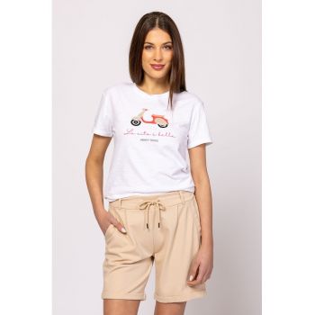 Tricou regular fit cu imprimeu grafic Medira
