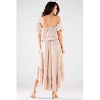 Fusta Midi Casual Poliester A331