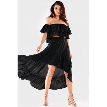 Fusta Midi Casual Poliester A331