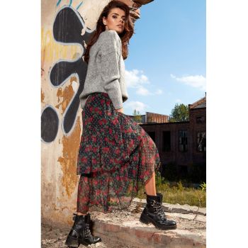 Fusta Midi Floral Casual A331