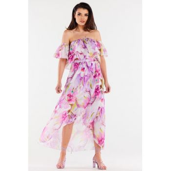 Fusta Midi Print Elegant A512