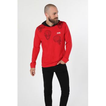 Hanorac regular fit cu imprimeu grafic