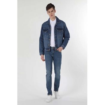 Jacheta De Barbati Albastru Oversize Fit Cl1058528