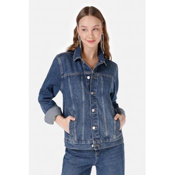 Jacheta De Dama Albastru Regular Fit Cl1067247