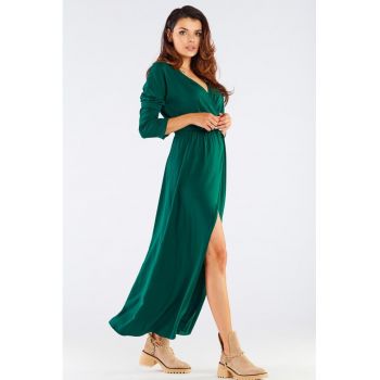 Midi Rochie Maneca lunga - Casual - Viscoza A454