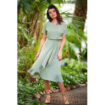 Midi Rochie Maneca scurta - Casual A576