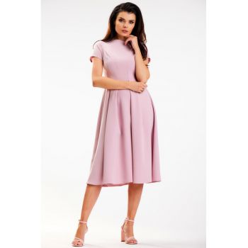 Midi Rochie Maneca scurta - La baza gatului A569