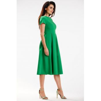 Midi Rochie Maneca scurta - La baza gatului A569
