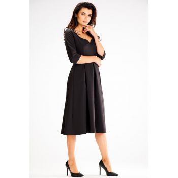 Midi Rochie Maneca trei sferturi A598
