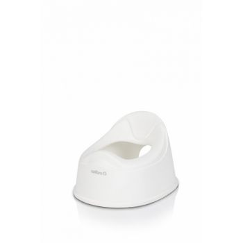 Olita pentru copii Colibro Solo, cu vas colector detasabil, forma ergonomica, picioare stabilizatoare din cauciuc, Cloud Grey