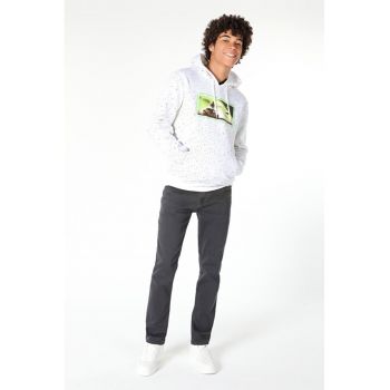 Pantaloni De Barbati Antracit Straight Fit