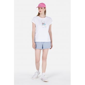 Pantaloni scurti cu talie elastica