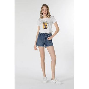 Pantaloni Scurti De Dama Denim Slim Fit