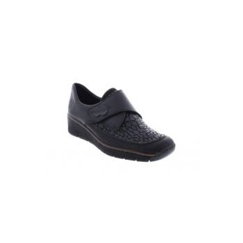 Pantofi sport dama -  Sport Kuwait Scubabelva Deserto Softlack Loafers - Piele naturala - Negru