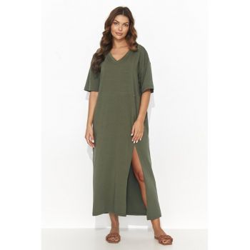 Rochie supradimensionata cu decolteu in V -