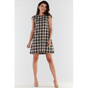 Scurta Rochie Carouri Maneca scurta A490