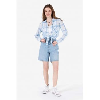 Short / Pantaloni Scurti De Dama Albastru Regular Fit CL1069766