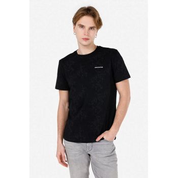 Tricou Cu Maneca Scurta De Barbati Negru Regular Fit CL1068854
