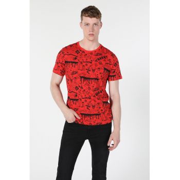 Tricou de bumbac cu imprimeu