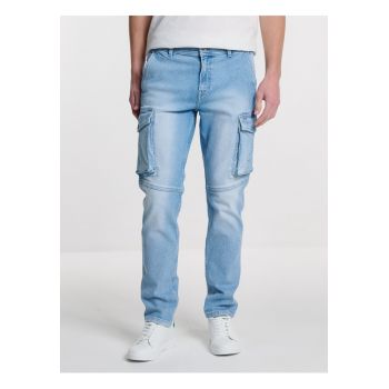 Blugi conici cu talie inalta Ian 217