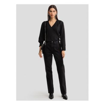 BLUZA CU DECOLTEU IN V KRITA LS 906