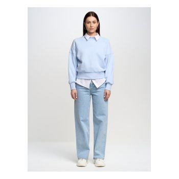 Bluzon Jean 400 cu maneci raglan