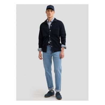 Cardigan uni cu capse Harold 403