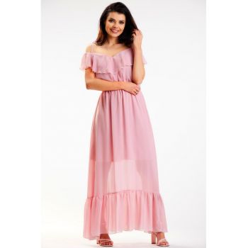 Lunga Rochie Fara maneca A573