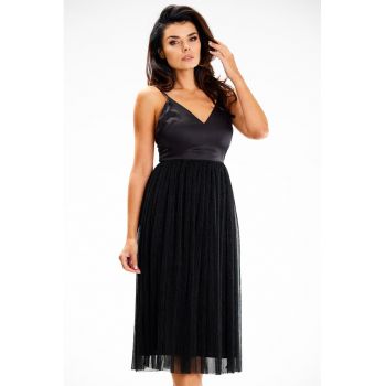 Midi Rochie Fara maneca - Elegant A624