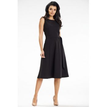 Midi Rochie Fara maneca - Evazat A633