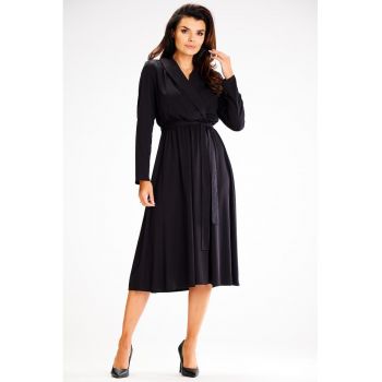 Midi Rochie Maneca lunga - Lejer A604