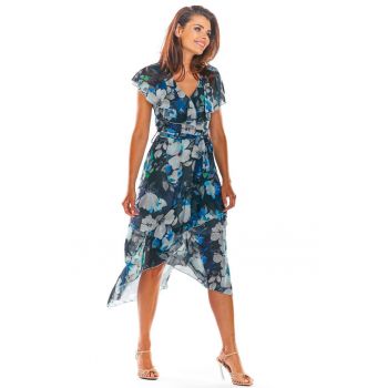 Midi Rochie Maneca scurta - Poliester A308