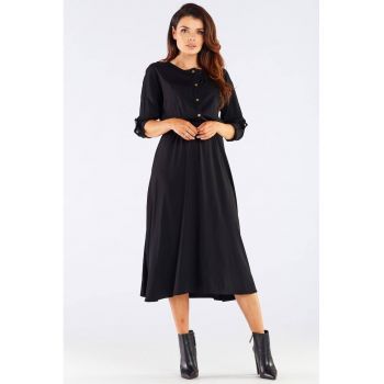 Midi Rochie Maneca trei sferturi A452