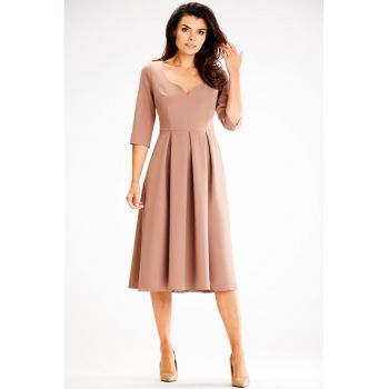 Midi Rochie Maneca trei sferturi A598