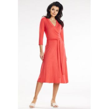 Midi Rochie Maneca trei sferturi A653
