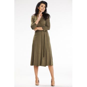 Midi Rochie Maneca trei sferturi A653