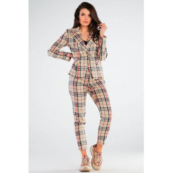 Pantaloni Trei sferturi Carouri A440
