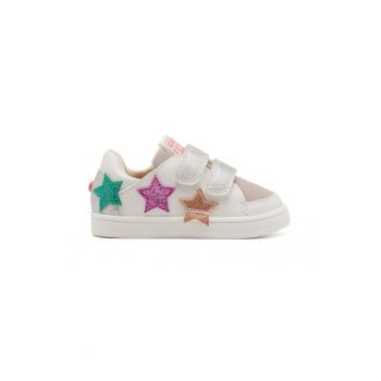 Pantofi sport cu inchidere velcro si detalii cu stele Parrish