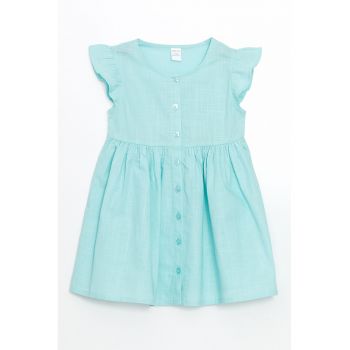 Rochie de bumbac cu nasturi